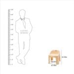 Cello Coral Stool (M Beige - Image 2