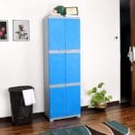 Cello Novelty Large Plastic Cupboard with Lock(Blue and Grey) & Novelty Large Plastic Cupboard with Lock(Green and Yellow) - Image 2