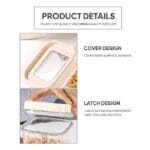 CELLO AIR LOCK CONTAINER 2 PCS SET 1350ML - Image 2