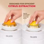 Sujata Citromatic Juicer|40 Watts|110 RPM| Direct Flow for Unlimited Capacity| Citrus Juicer - Image 6