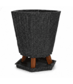 Hexagon Planter With Leg