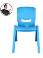 Cello Rock Comfortable Kids Chair with Backrest for Study Chair|Play|Dining Room|Bedroom|Kids Room|Living Room|Indoor-Outdoor|Dust Free|100% Polypropylene Stackable Chairs, Blue - Image 2