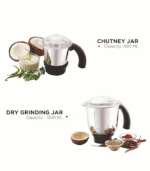 BOSS 900W Mixer Grinder with Stainless Steel Jars, Sharp Blades, 3 Speed Control and Overload Protection