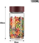 CELLO MODUSTACK 1000 ML ROUND AIRTIGHT CONTAINER - Image 3