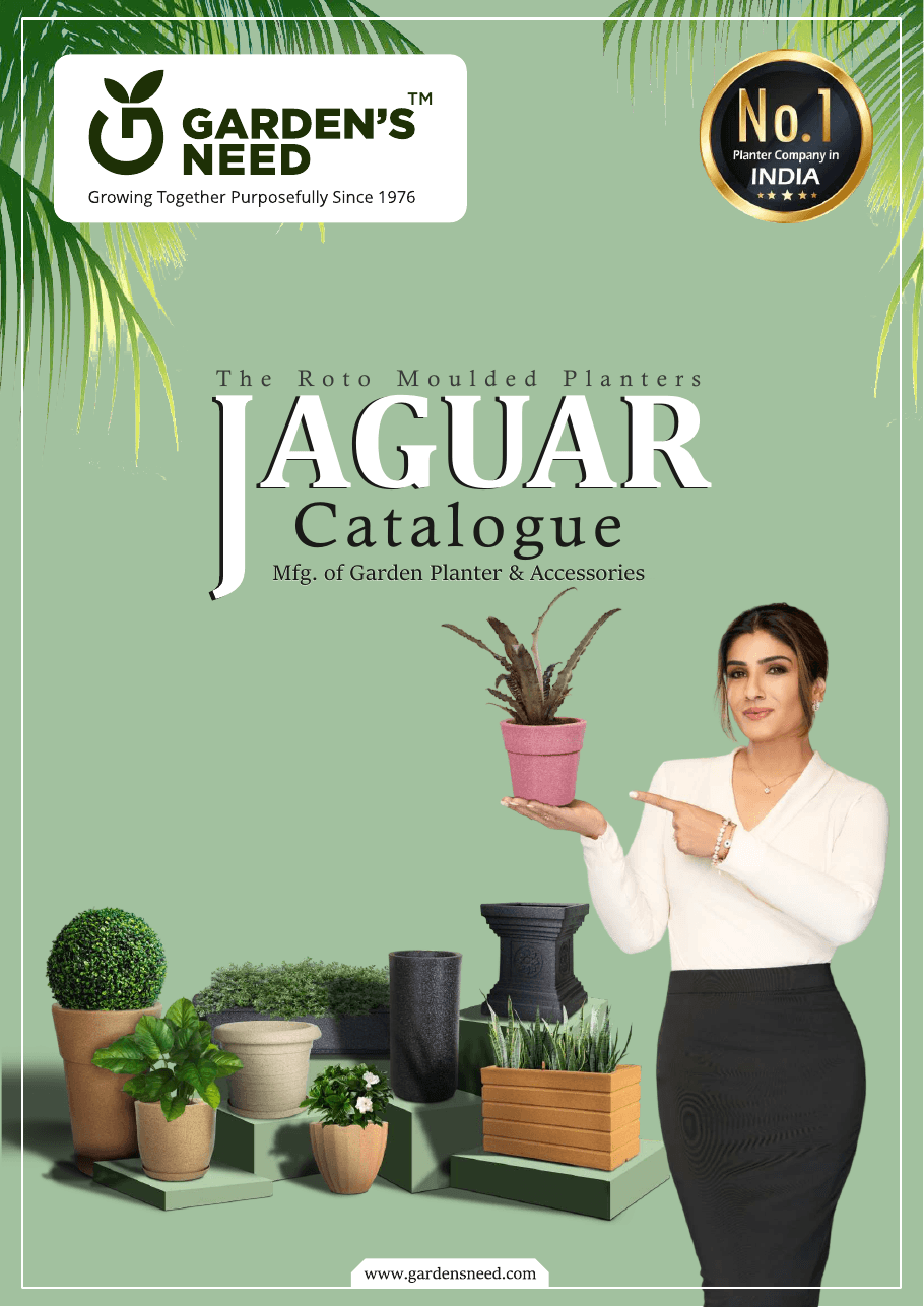 Garden's Need Jaguar planters catalog cover